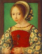 GOSSAERT, Jan (Mabuse) Young Girl with Astronomic Instrument f china oil painting artist